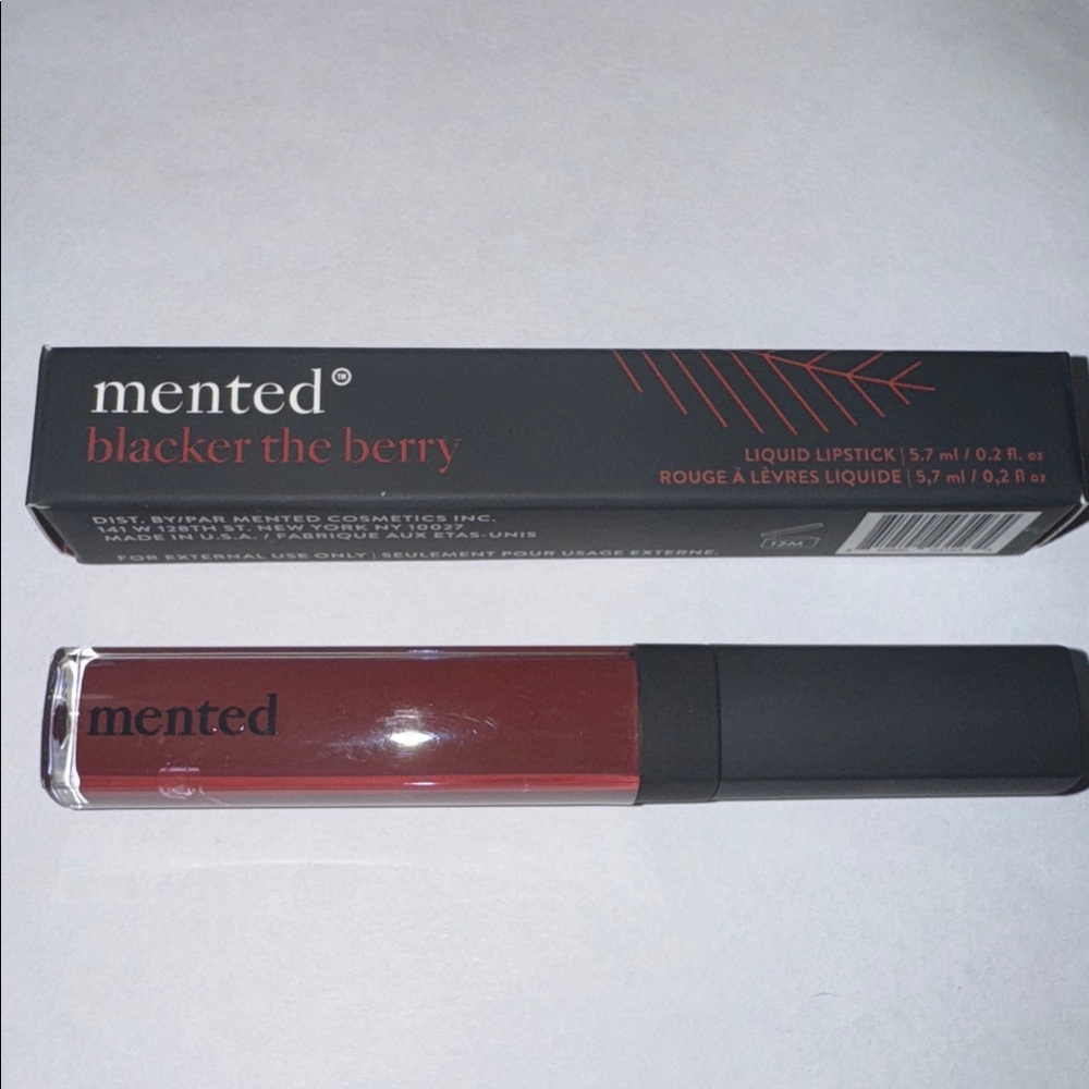 Blacker the Berry Liquid Lipstick, Mented